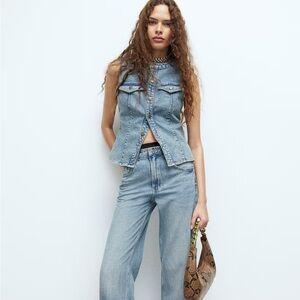H&M High Waisted Wide Leg Jean
